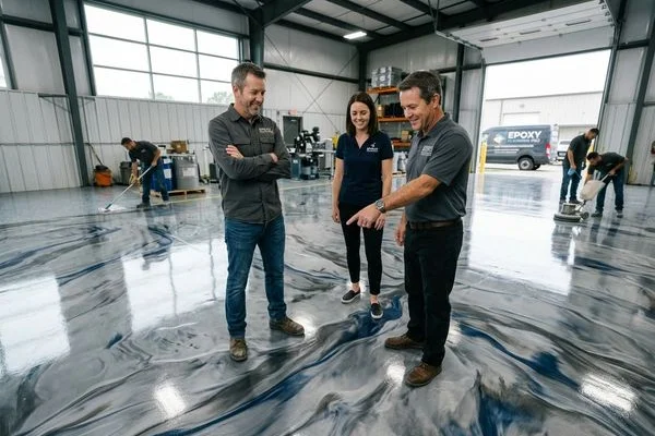 Decorative Quartz, Metallic Epoxy & Commercial Floor Systems after