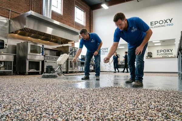 Decorative Quartz, Metallic Epoxy & Commercial Floor Systems project 2