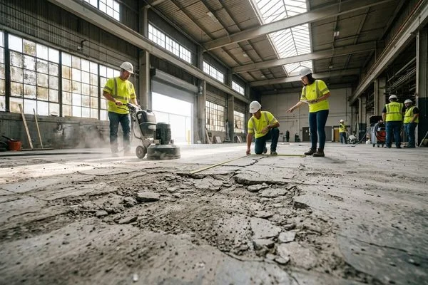 Epoxy & Urethane Flooring before