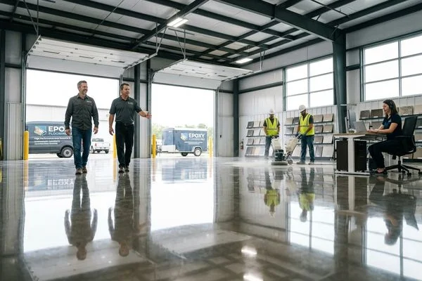 Polished Concrete project 1