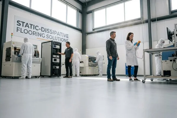 Electrostatic Dissipative & Conductive Floor Systems project 3