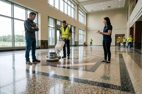 Decorative Quartz, Metallic Epoxy & Commercial Floor Systems project 4