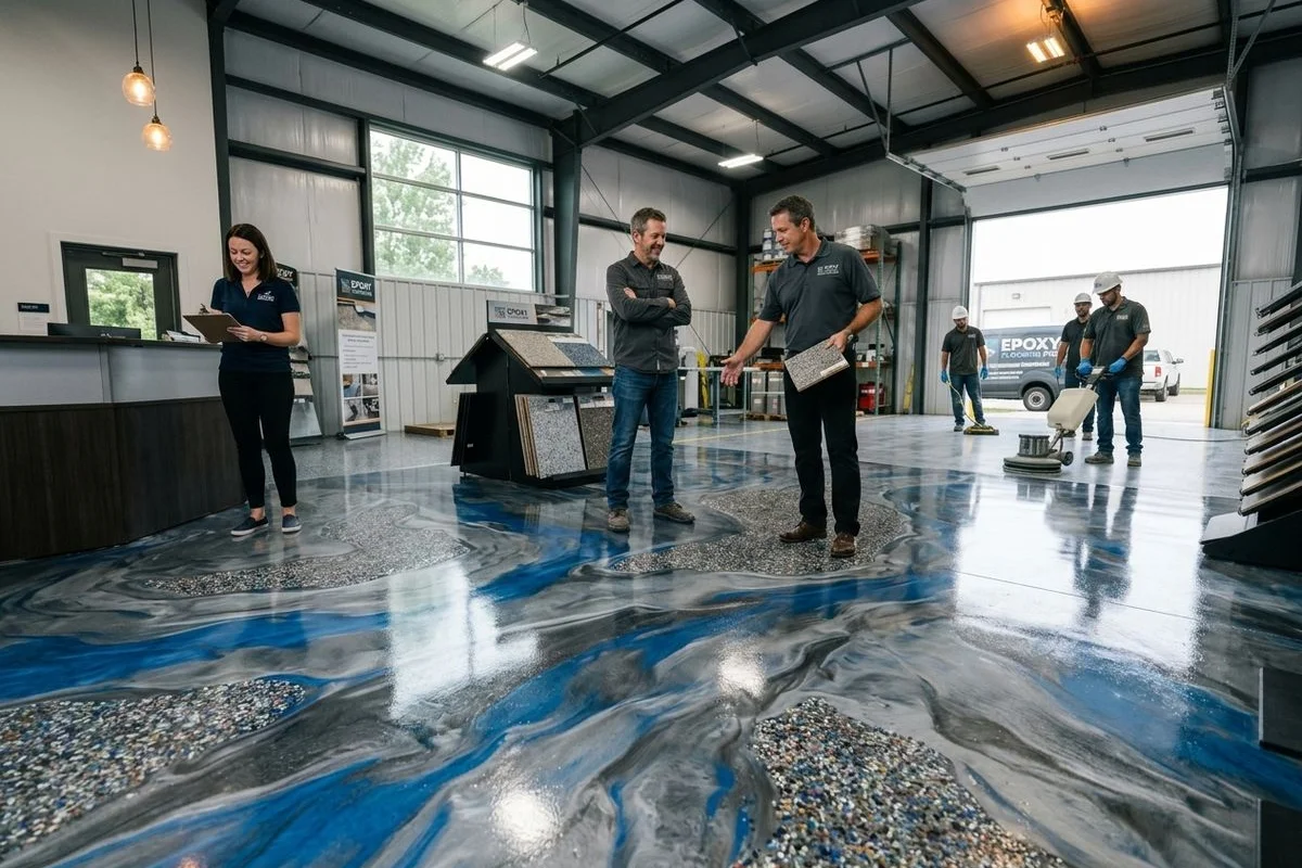 Decorative Quartz, Metallic Epoxy & Commercial Floor Systems